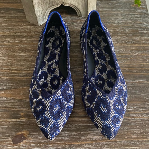 Rothy's The Point Il Indigo Cat Slip On Pointed Flats Womens 7.5 - Picture 10 of 13